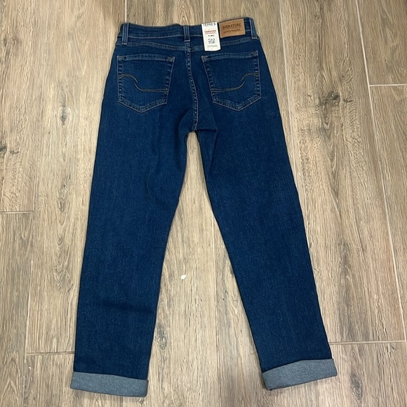 Levi’s Jean Boyfriend Cuffed Ankle Mid-rise Stretchy Signature Roll Slim Vintage - Picture 10 of 14